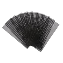 Сетка абразивная ТУНДРА, водостойкая, корунд, 115×280 мм, Р180, 10 шт.