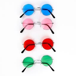 Очки карнавальные «Круглые», МИКС