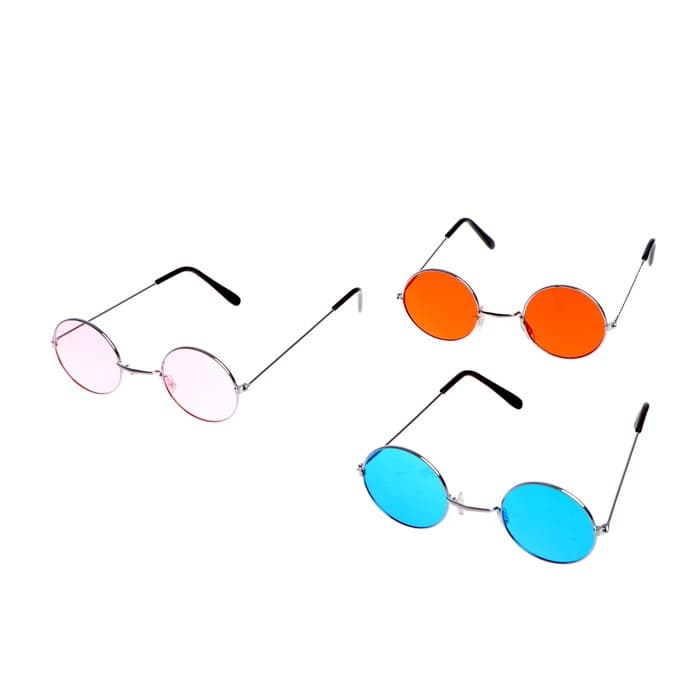 Очки карнавальные «Круглые», МИКС