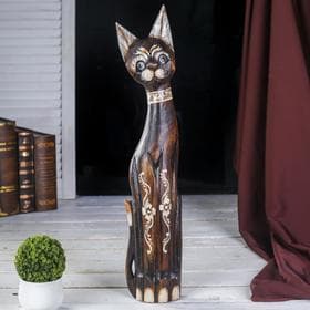 Сувенир «Кошка», 60 см, дерево