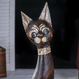 Сувенир «Кошка», 60 см, дерево