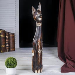 Сувенир «Кошка», 60 см, дерево