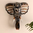 Сувенир «Голова слона», 30 см, дерево