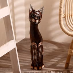 Сувенир «Кошка», 60 см, дерево
