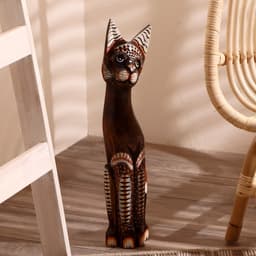 Сувенир «Кошка», 60 см, дерево