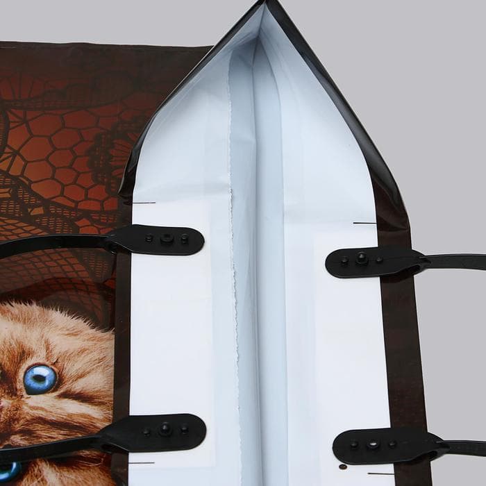 Пакет «Бэбикэтс», полиэтиленовый с пластиковой ручкой, 40×44, 100 мкм