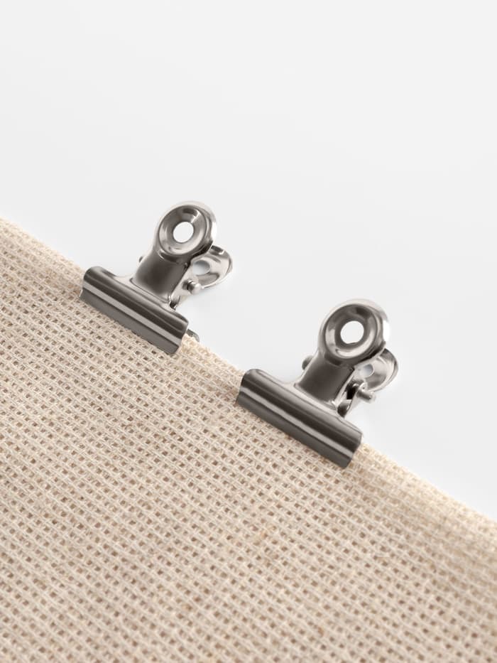 Зажимы для кроя, 2.1 см, 10 шт., цвет серебряный