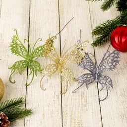 Декор «Перелив», бабочка с резными крыльями, 7.5×20 см, МИКС