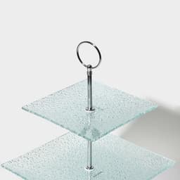 Этажерка-фруктовница прямоугольная Доляна «Акцент», 3 яруса, 25×35 см, стекло