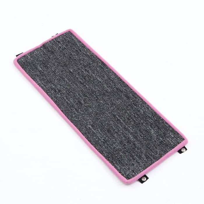 Когтеточка угловая, 55×11 см, с пропиткой, ковролин, цвет МИКС