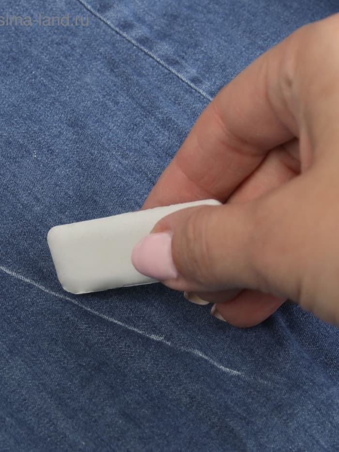 Мел портновский, восковой, 4 шт., разноцветный