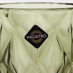 Бокалы для вина Magistro «Круиз», 250 мл, 8×15.3 см, набор 6 шт., стекло, зелёные