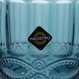 Бокалы для вина Magistro «Ла-Манш», 250 мл, 9×17 см, набор 6 шт., стекло, синие