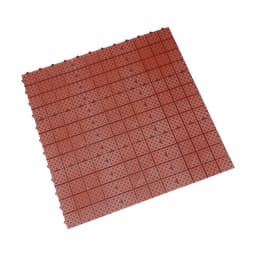 Универсальное покрытие для садовых дорожек POL-PLAST, 30×30 см, набор 9 шт., цвет терракот
