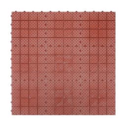 Универсальное покрытие для садовых дорожек POL-PLAST, 30×30 см, набор 9 шт., цвет терракот