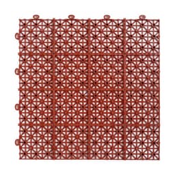 Универсальное покрытие для садовых дорожек POL-PLAST, 30×30 см, набор 9 шт., цвет терракот