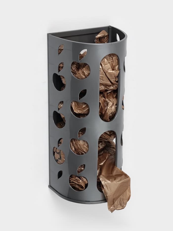 Корзина для пакетов Darel plastic «Яблоко», пластик, 16×13.5×37.5 см, МИКС