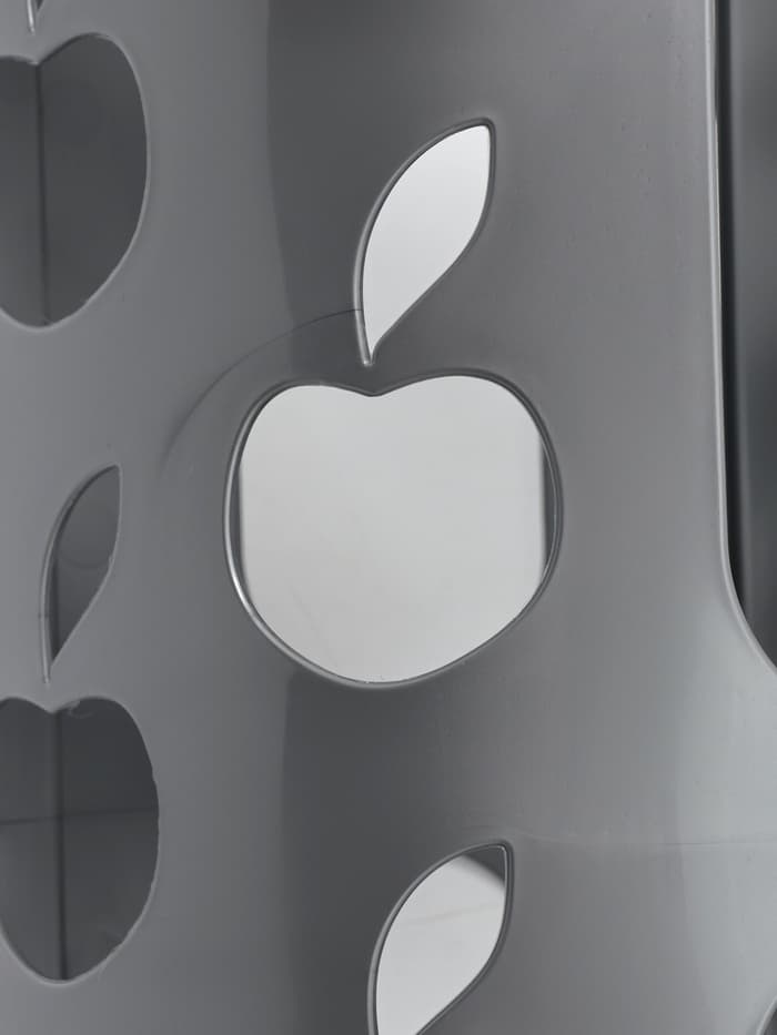 Корзина для пакетов Darel plastic «Яблоко», пластик, 16×13.5×37.5 см, МИКС