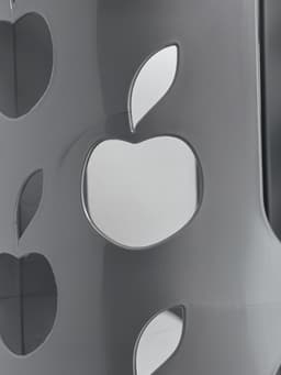 Корзина для пакетов Darel plastic «Яблоко», пластик, 16×13.5×37.5 см, МИКС