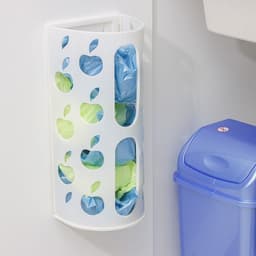 Корзина для пакетов Darel plastic «Яблоко», пластик, 16×13.5×37.5 см, МИКС