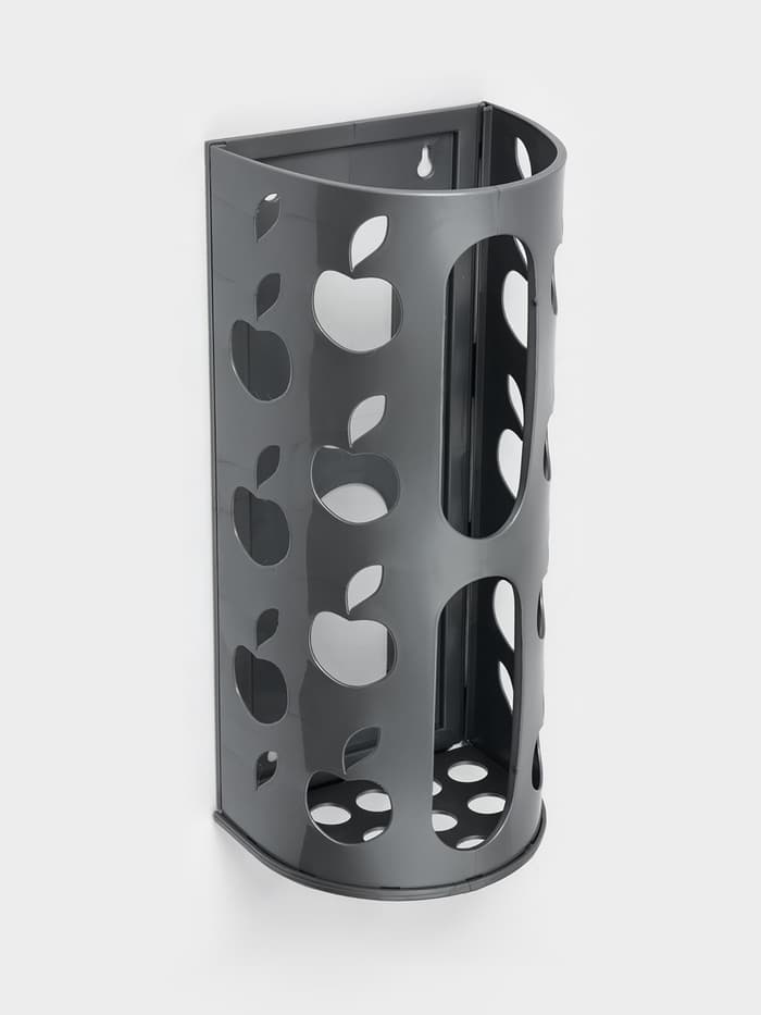 Корзина для пакетов Darel plastic «Яблоко», пластик, 16×13.5×37.5 см, МИКС