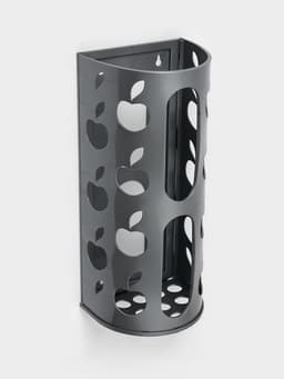 Корзина для пакетов Darel plastic «Яблоко», пластик, 16×13.5×37.5 см, МИКС