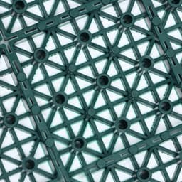 Универсальное покрытие для садовых дорожек POL-PLAST, 30×30 см, набор 9 шт., зелёное