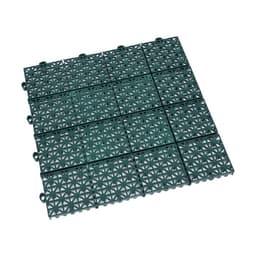 Универсальное покрытие для садовых дорожек POL-PLAST, 30×30 см, набор 9 шт., зелёное