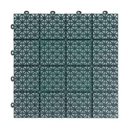 Универсальное покрытие для садовых дорожек POL-PLAST, 30×30 см, набор 9 шт., зелёное