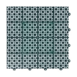 Универсальное покрытие для садовых дорожек POL-PLAST, 30×30 см, набор 9 шт., зелёное