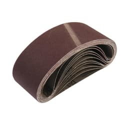 Лента абразивная бесконечная ТУНДРА, на тканевой основе, 75×457 мм, Р100, 10 шт.