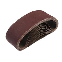 Лента абразивная бесконечная ТУНДРА, на тканевой основе, 75×533 мм, Р80, 10 шт.