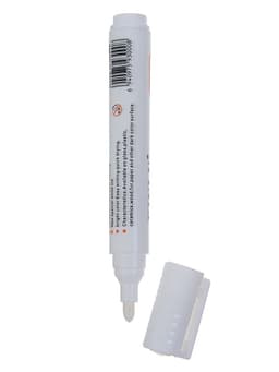 Маркер перманентный, белый, узел 3 мм