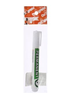 Маркер перманентный, белый, узел 3 мм