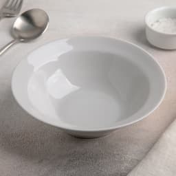 Салатник Дулевский фарфор, 300 мл, d=17 см, белый