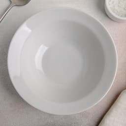 Салатник Дулевский фарфор, 300 мл, d=17 см, белый