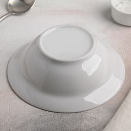 Салатник Дулевский фарфор, 300 мл, d=17 см, белый