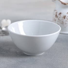 Пиала Дулевский фарфор «Бельё», 250 мл, d=11 см, белая