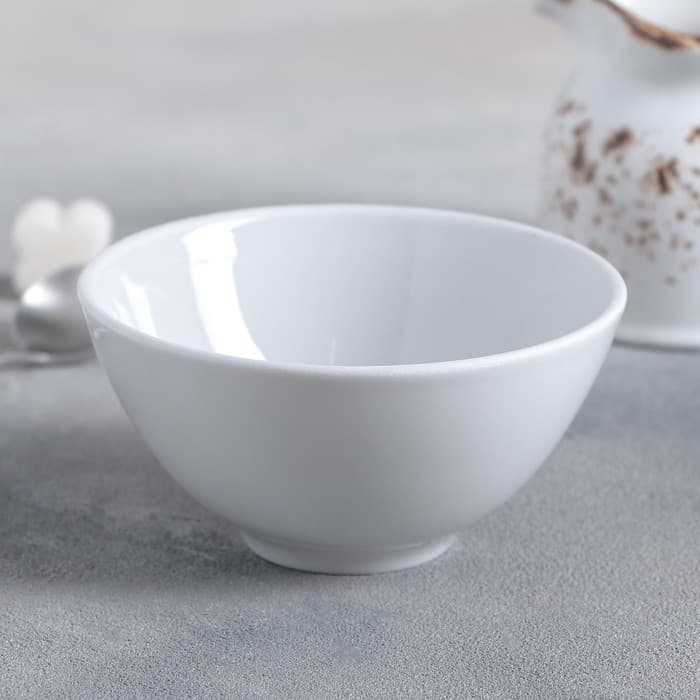 Пиала Дулевский фарфор «Бельё», 250 мл, d=11 см, белая