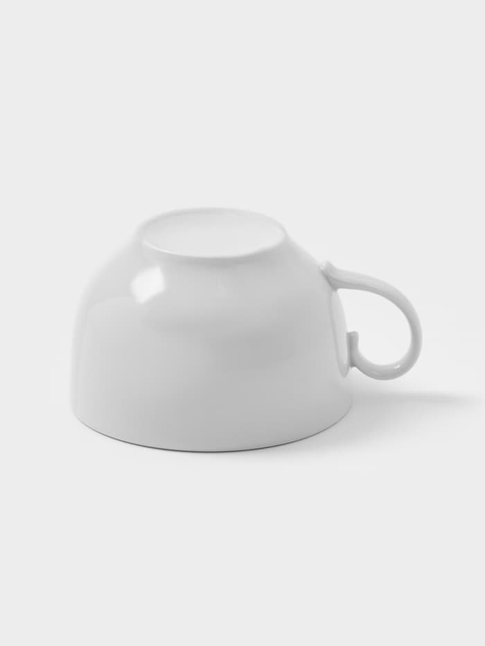 Чашка Дулевский фарфор «Янтарь», 210 мл, d=8.5 см, белая