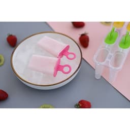 Форма для мороженого Доляна «Симпл», 6 ячеек, 50 мл, пластик, жёлтый, красный, бирюзовый