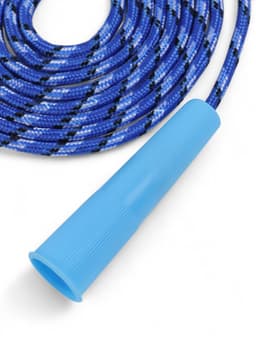 Скакалка детская, 2.2 м, регулируемая, нейлоновый трос, цвет МИКС