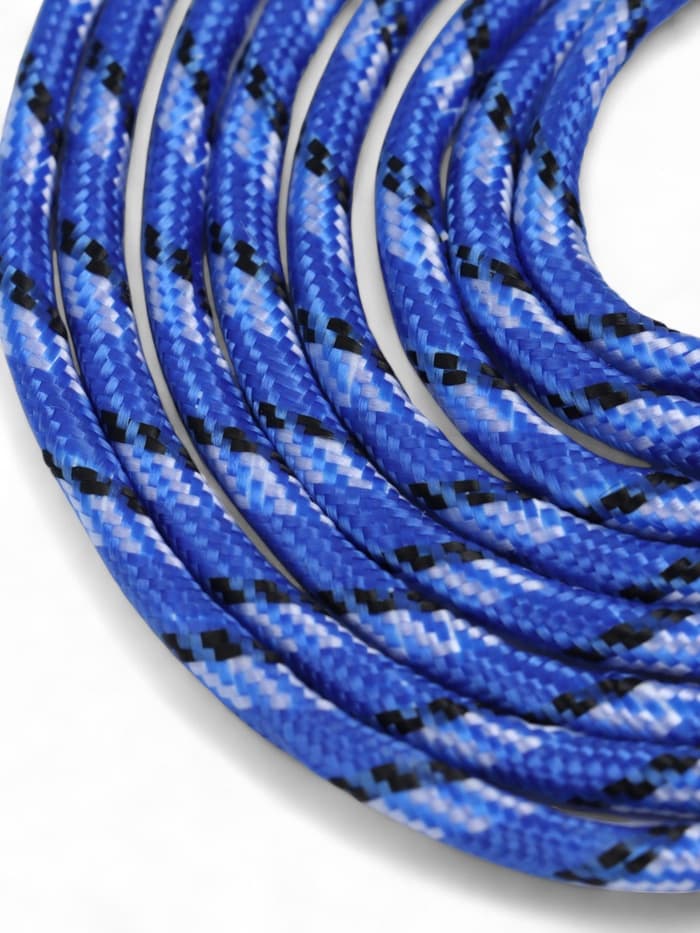 Скакалка детская, 2.2 м, регулируемая, нейлоновый трос, цвет МИКС