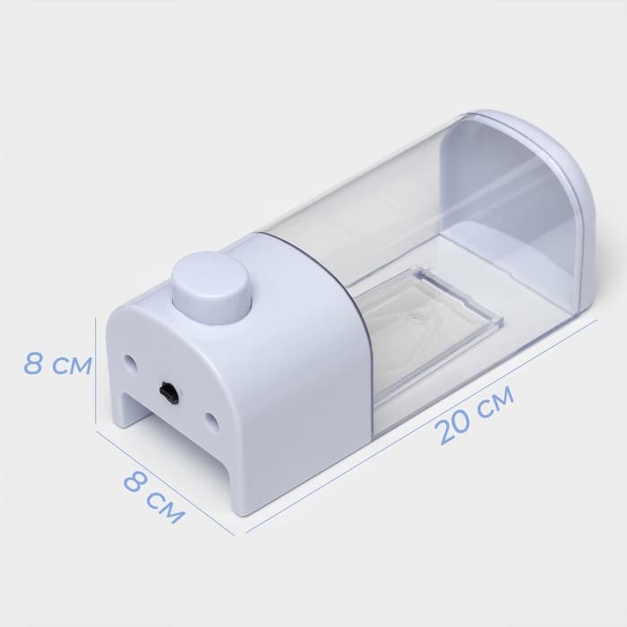 Диспенсер для жидкого мыла SAVANNA, механический, 500 мл, белый