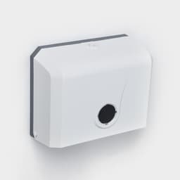 Диспенсер для бумажных полотенец в листах, 26×12×22 см, белый