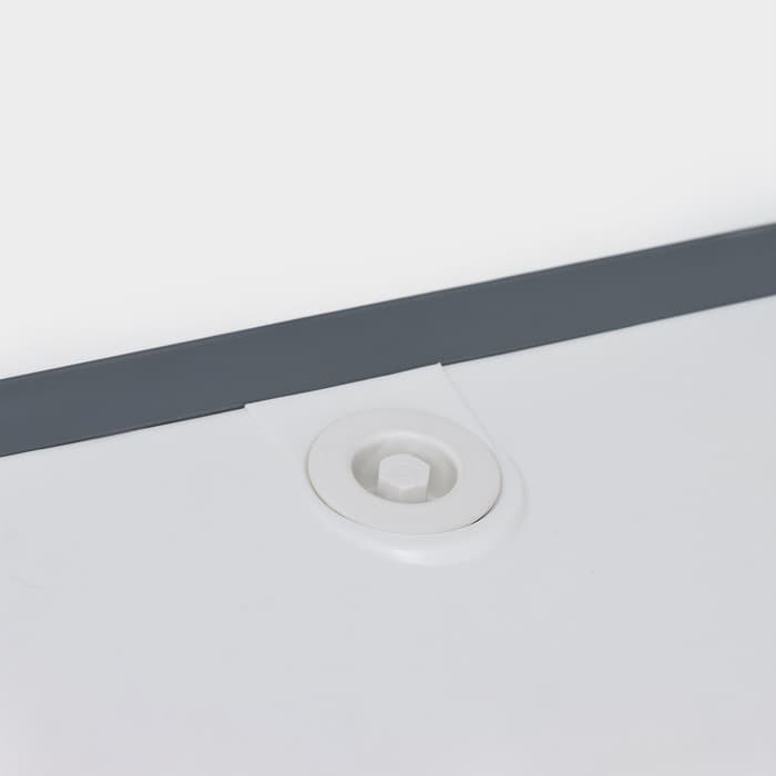 Диспенсер для бумажных полотенец в листах, 26×12×22 см, белый