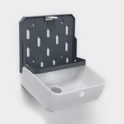 Диспенсер для бумажных полотенец в листах, 26×12×22 см, белый