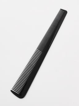 Расчёска комбинированная, скошенная, 18.7×3(±1) см, чёрная