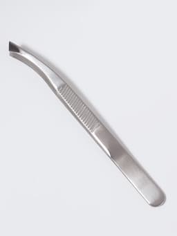 Пинцет со скошенными кончиками, широкий, 8.5 см