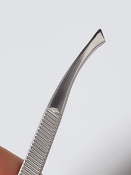 Пинцет со скошенными кончиками, широкий, 8.5 см